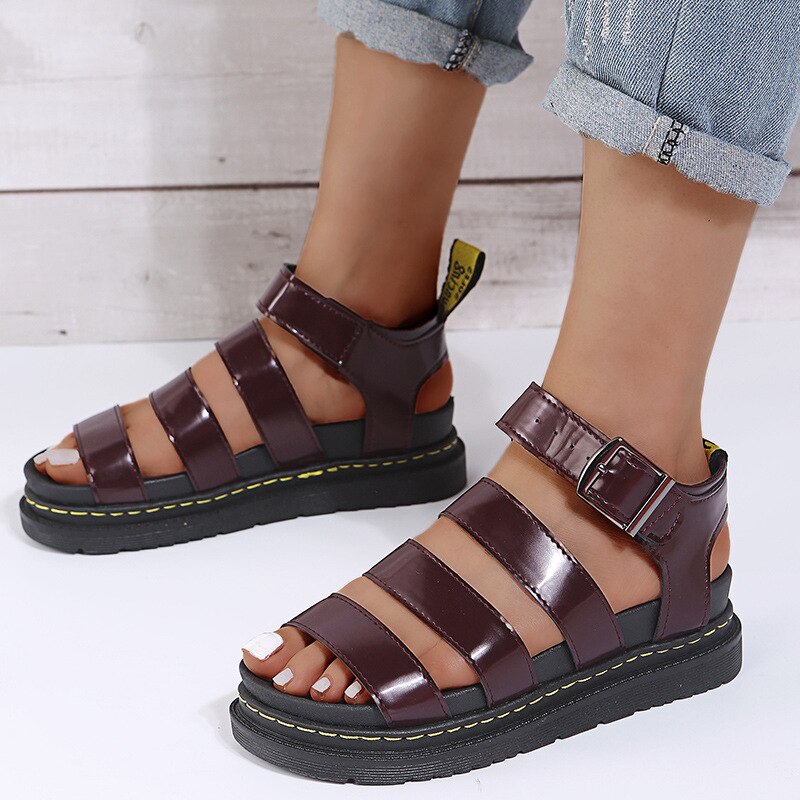 Herr Sandaler Läder Ergonomisk Design Hållbar Komfort 9