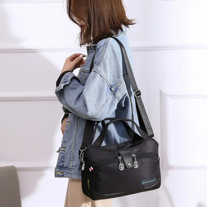 Dam Handväska Multifunktionell Läder Stor-2