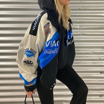 Variant image for Damjacka Överdimensionerad Hiphop Stil Polyester-1