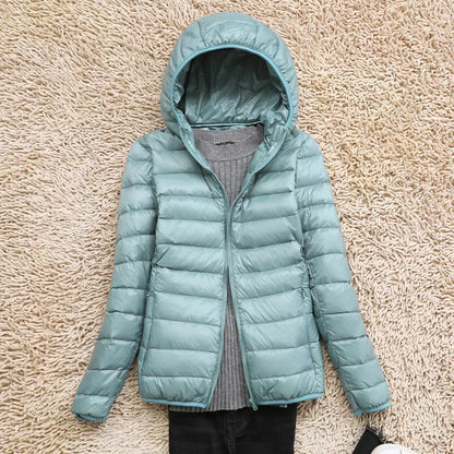Variant image for Herrjacka Ultralätt med Huva Vattenavvisande Fjäderfyllning-33