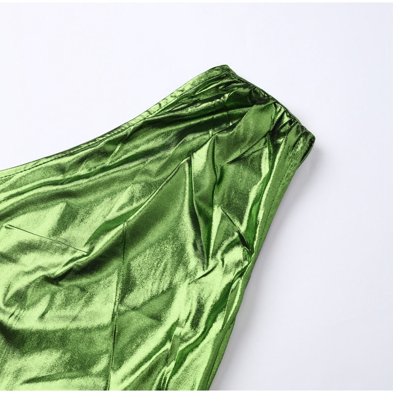 Asymmetrisk Mini Klänning för Kvinnor i Syntetfiber – Lätt Stretch, Smal Silhuett, Perfekt för Kvällsevenemang 6