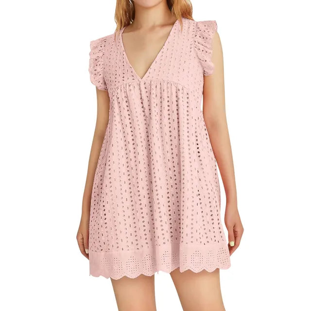 Variant image for Kvinna Klänning Modern Bomull-6