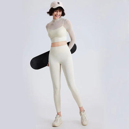 Variant image for Dam Leggings Set Stretchigt Nylon Elegant Hög Midja-1