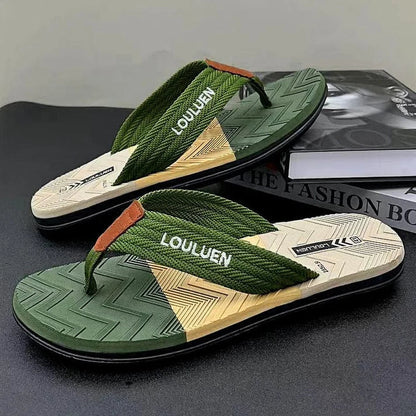 Herr Flip Flops Komfortabelt Design Miljövänligt Material-3