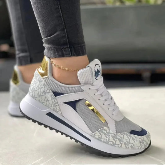 Herrskor Sneakers För Vandringsentusiaster Syntetmaterial-1