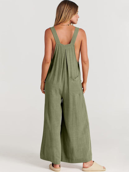Dam Jumpsuit Ärmlös Bred Ben Polyester-6