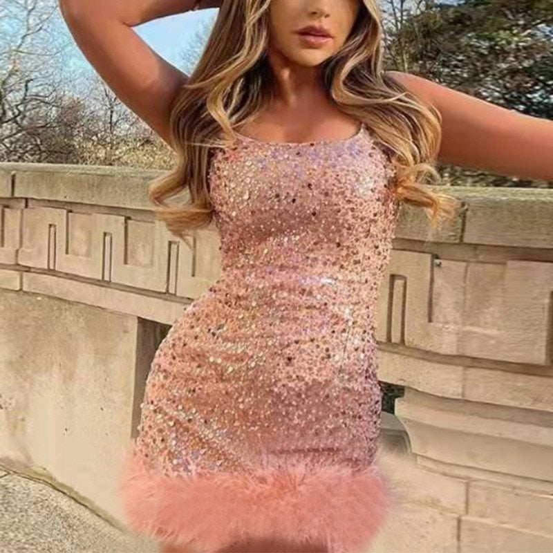 Variant image for Fina Dam Klänningar Midi Figursydd Polyester Fyrkantig Halsringning-21