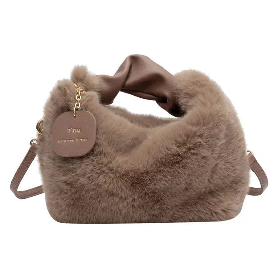 Damväska Praktisk Fluffig Design Hållbart Tyg 7