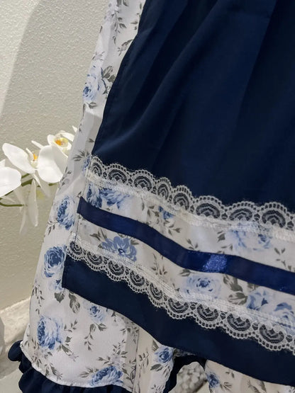 Dam Dirndl Klänning Traditionell Design Bomull Polyester-4