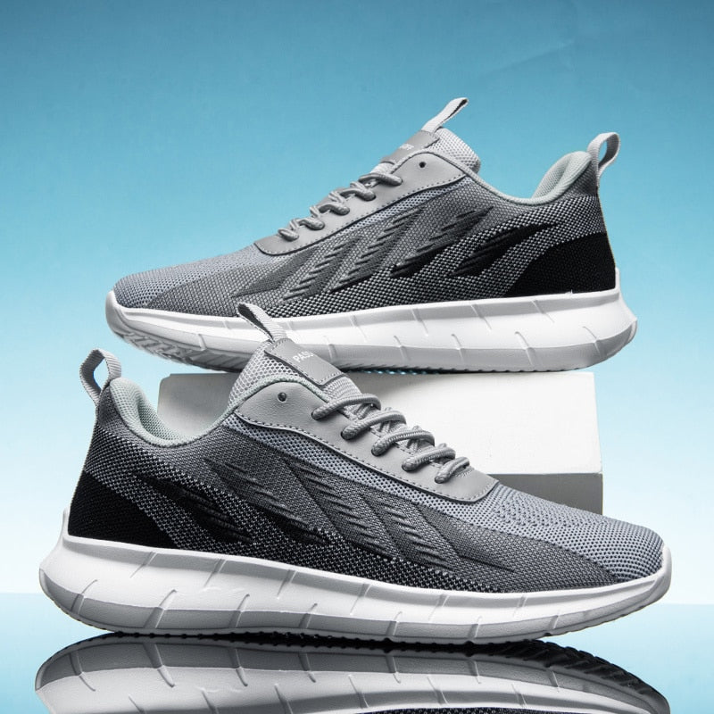 Variant image for Herrsneakers Lätta Sportiga med Dynamiskt Mönster Textil-12