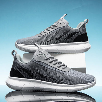 Variant image for Herrsneakers Lätta Sportiga med Dynamiskt Mönster Textil-12