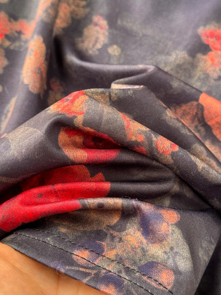 Dam Maxiklänning Slangformad Polyester Spandex-5