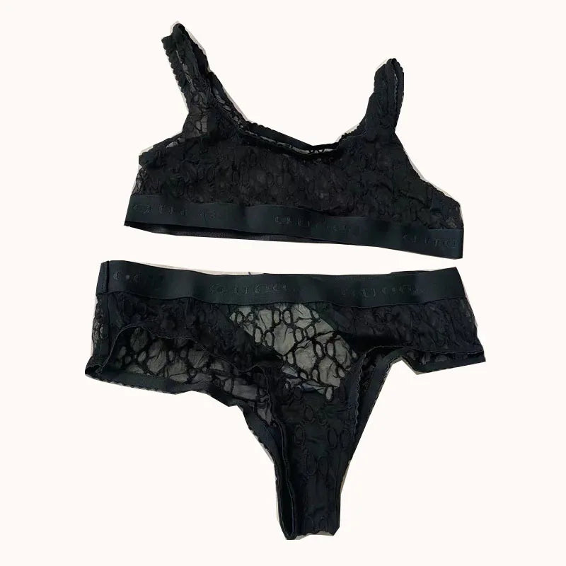 Variant image for Dam BH Set Trådlös Monokrom Bomull-9