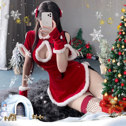 Damunderkläder Set Asymmetrisk Mini Polyester Snygga Underkläder-3