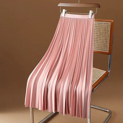 Variant image for Dam A-Linje Kjol Veckad Bomull Casual-6