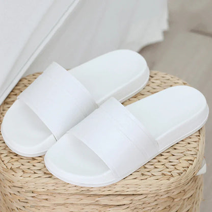 Dam Sandaler Platta Läder Bekväm Design-5