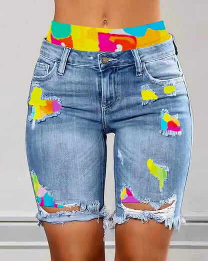 Variant image for Dam Shorts Knappstängning Polyester-21