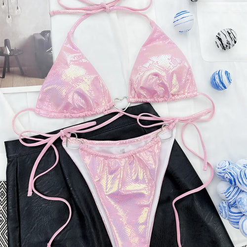 Dam Bikini Set Monokrom Nylon Polyester-1
