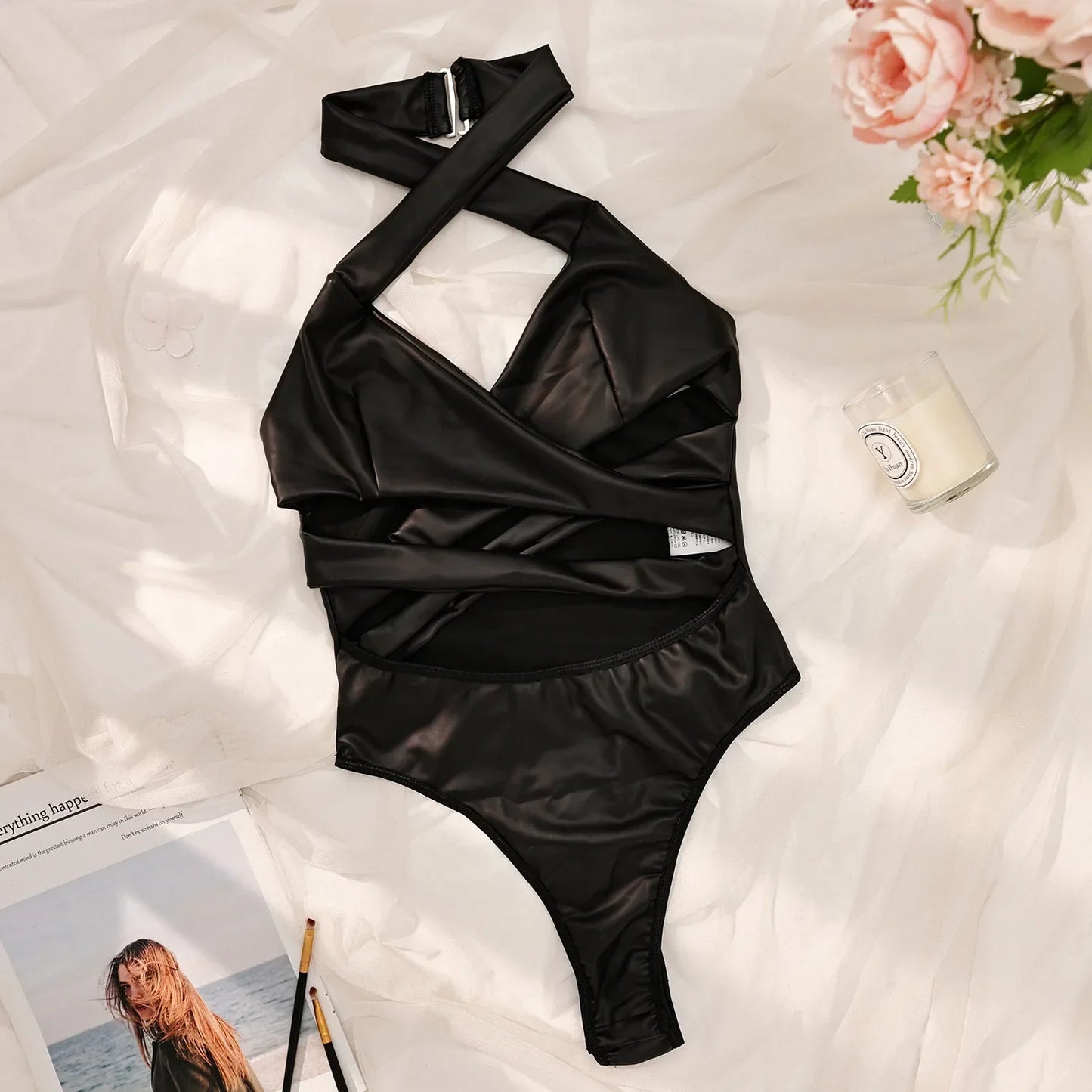 Variant image for Dam Teddies Geometriskt Mönster Syntetiskt Läder-1