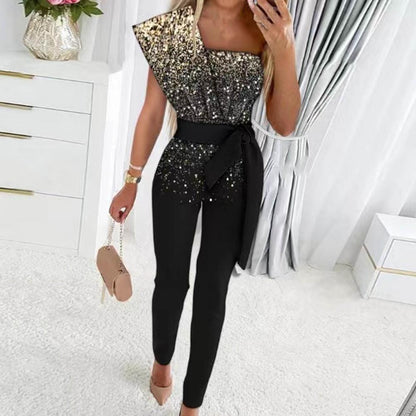 Dam Overall En Axels Design Högkvalitativt Tyg 4