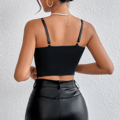 Dam Bustier Kort Spets Stretch Polyester-5