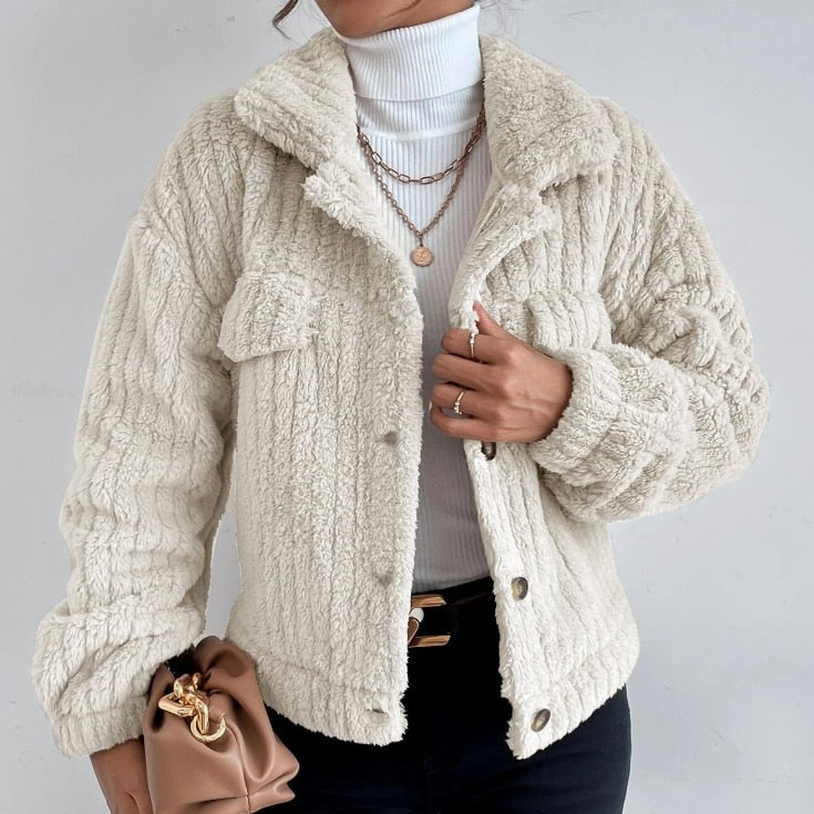 Damjacka Sammet Chic Design Figurformande Silhuett-4