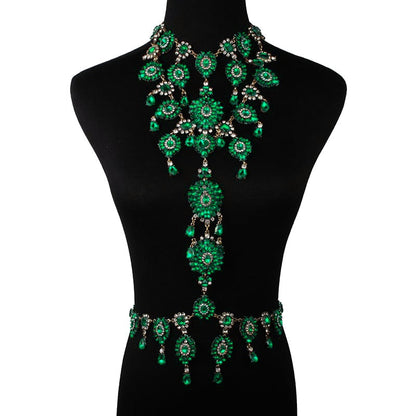 Variant image for Kvinnors Kroppskedja Modern Design Zinklegation med Strass-4