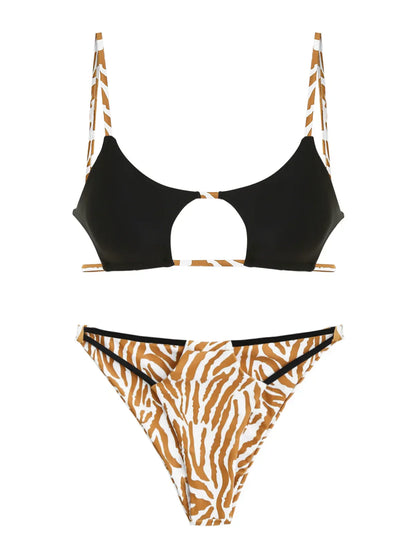 Festtoppar Dam Leopardmönstrad Normal Passform Polyester 5