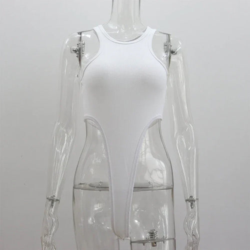 Dam Bodysuit Tight Fit Polyester Elegant Basplagg-1