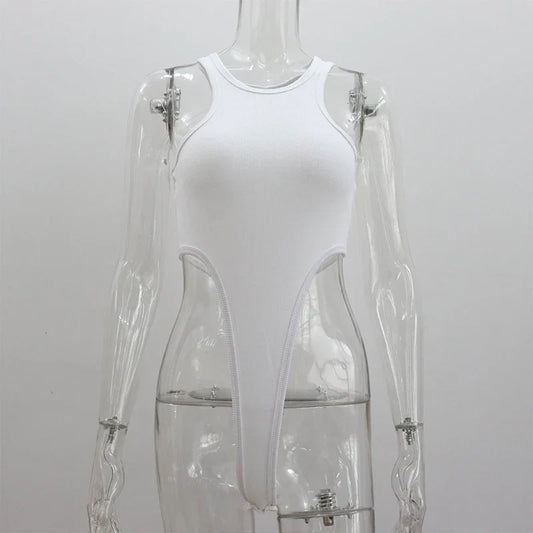 Dam Bodysuit Tight Fit Polyester Elegant Basplagg-1