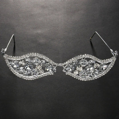 Unisex Huvudtillbehör Geometrisk Design Metall med Strass-2