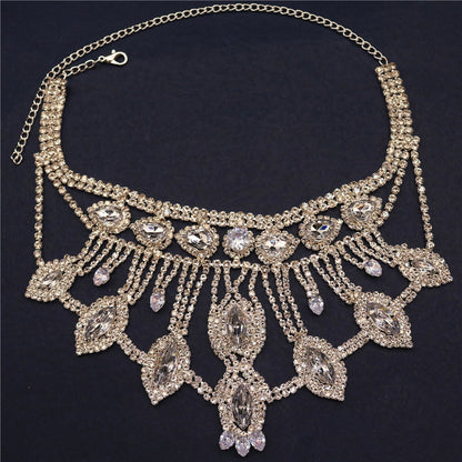 Variant image for Dam Halsband Geometrisk Design med Strass i Koppar och Zirkonium-3