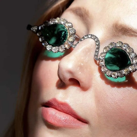 Unisex Huvudtillbehör Geometrisk Design Metall med Strass-1