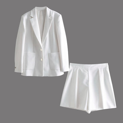 Variant image for Dam Shorts Hög Midja Monokrom Bomullsblandning-9