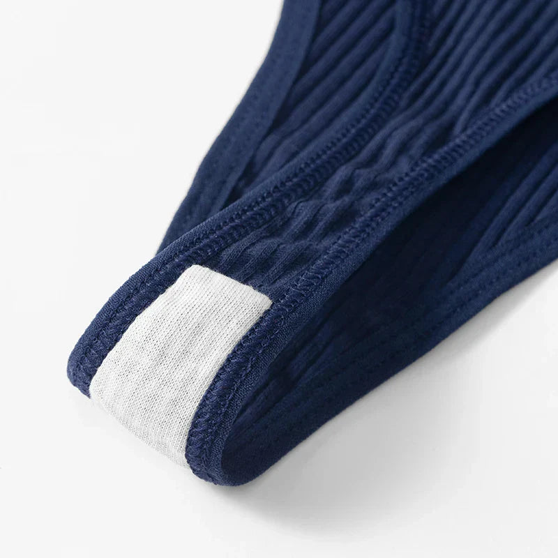 Snygga Damunderkläder G-sträng i Bomull och Spandex med Låg Höftdesign-6