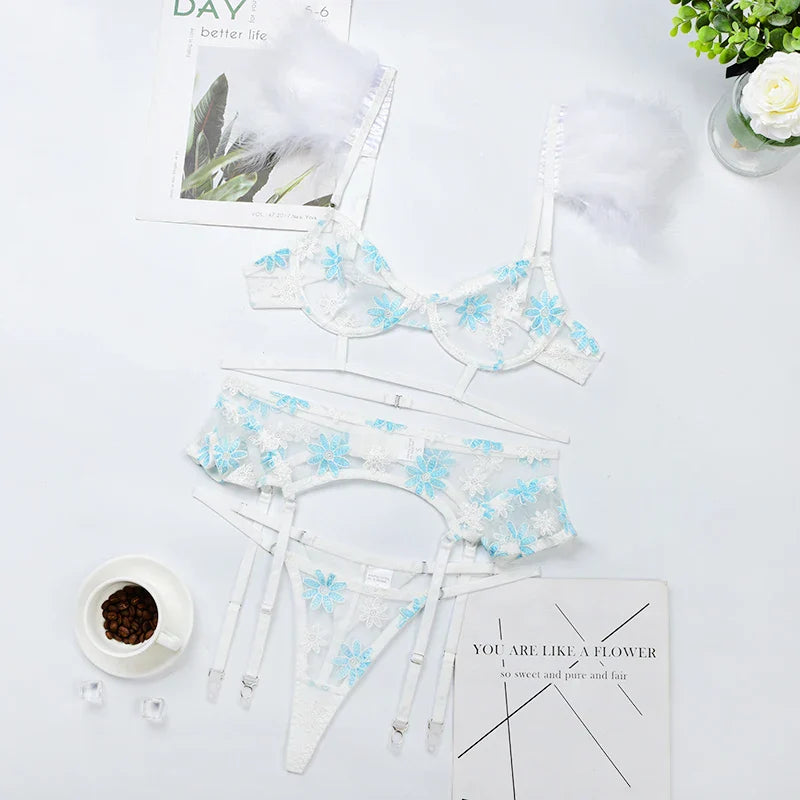 Variant image for Damunderkläder Blommönstrad Värmebåge Polyester-1