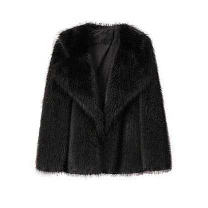 Variant image for Dam Kappa Slim Figurbetonad Faux Päls-21