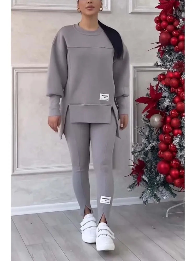 Kvinnors Vinterträningskläder Oregelbunden Tryckning Polyester-2