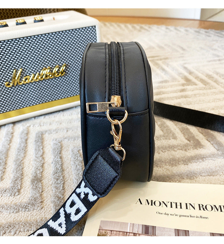 Dam Axelväska Minimalistisk PU-Läder Kompakt Design-4