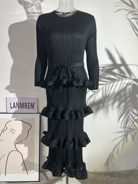 Maxiklänning Dam A-linjeformad Lätt Polyester-1