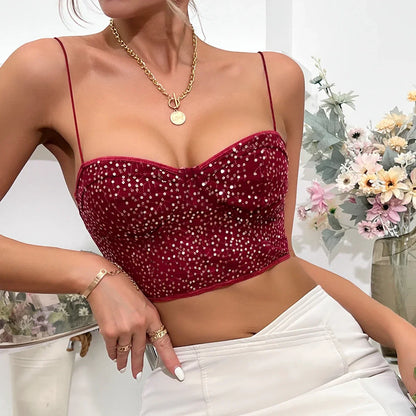 Variant image for Dam Crop Top Medelstark Stretch Polyester-9