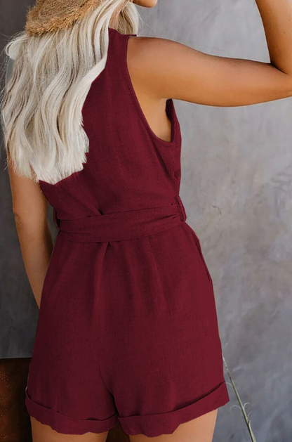 Dam Jumpsuit Elegant Design Bomull Polyester-3