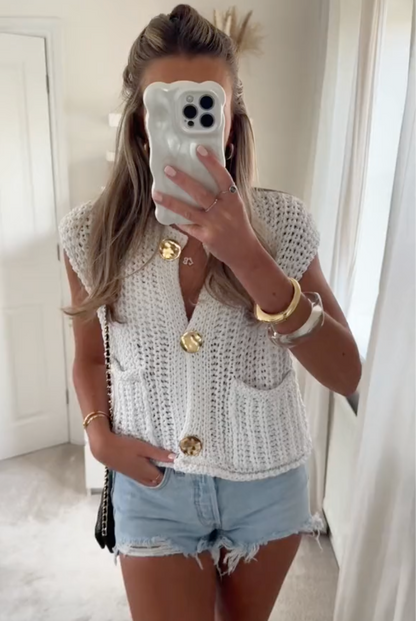 Damjacka Stickad Elegant Akryl-2