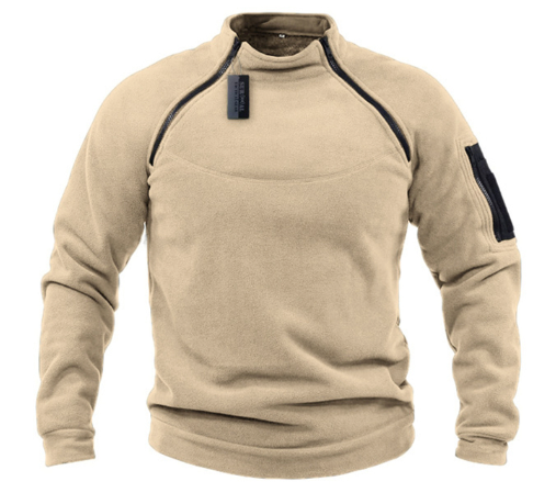 Herr Fleece Tröja Militär Fleece Modern Stil för Utomhusaktiviteter-4