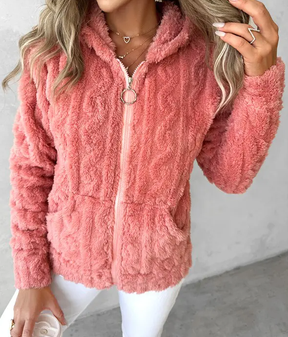 Dam Lång Kofta Mjuk och Varm Cardigan-2