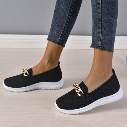 Variant image for Dam Sneakers Mesh med Kedja för Avslappnad Stil-15