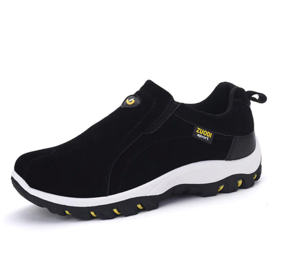 Ortopediska Vandringsskor för Herrar – Lätta och Ventilerande Gummiskor, Slip-On Design, Stöd för Fotens Naturliga Rörelse 7