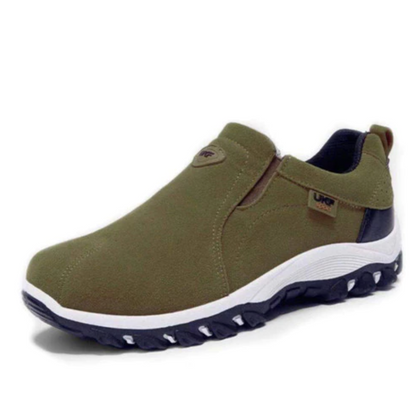Ortopediska Vandringsskor för Herrar – Lätta och Ventilerande Gummiskor, Slip-On Design, Stöd för Fotens Naturliga Rörelse 11