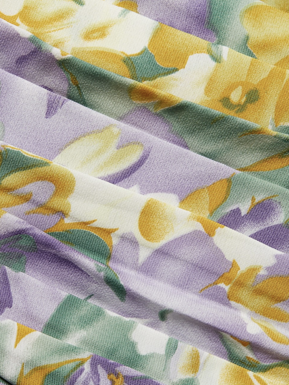 Blommig Långärmad Klänning Dam med Gyllene Midjekedja – Vårklänning i Polyester med Färgglatt Mönster 3