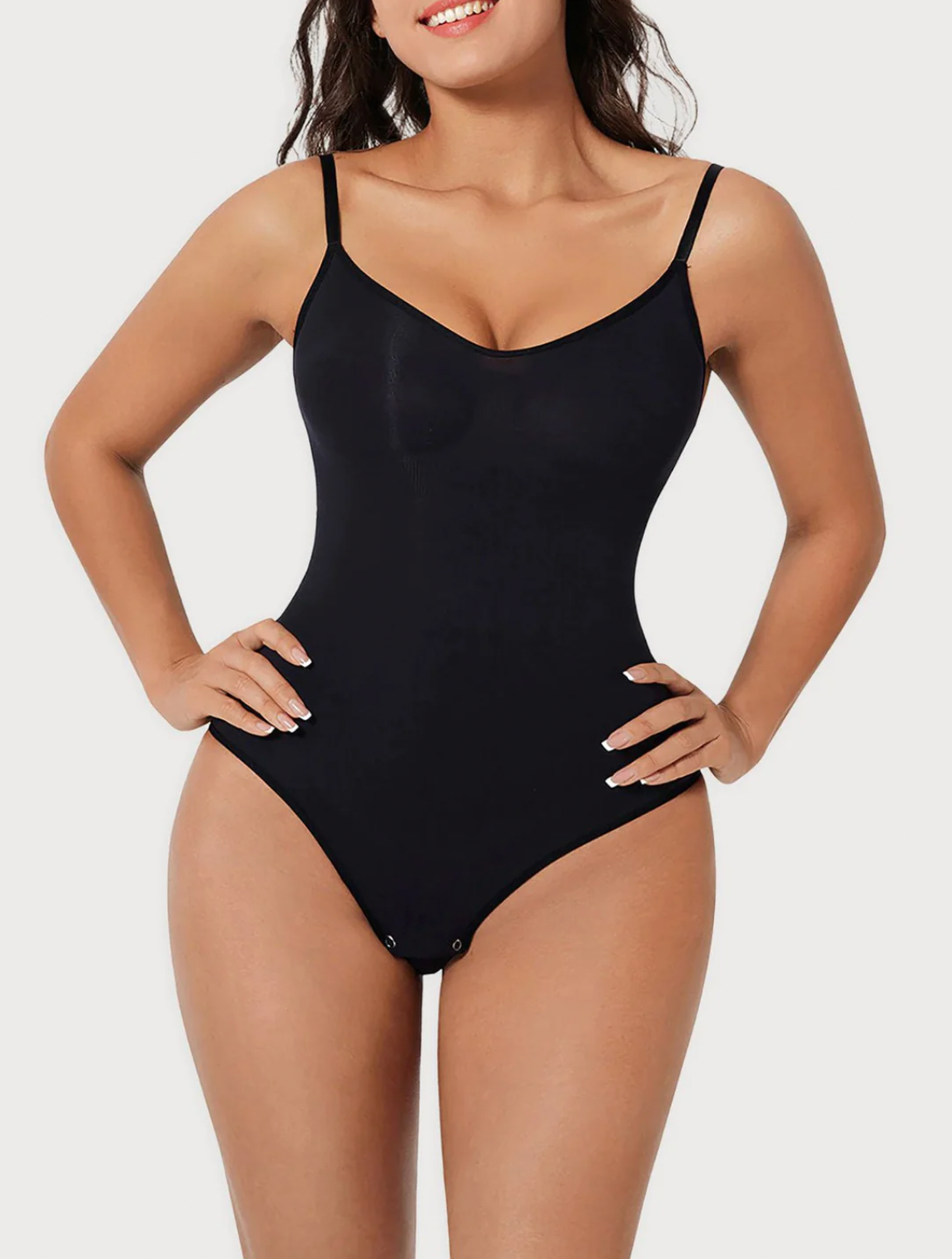 Dam Bodysuit Sömlös Design Komprimering Polyester-5